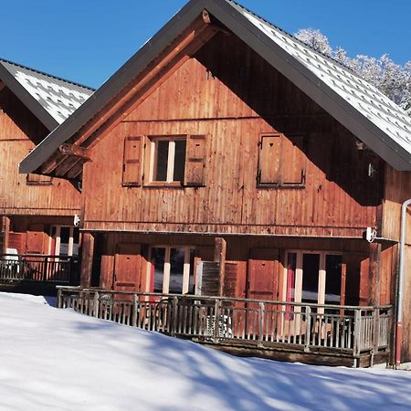 Chalet Moeki Acces Piscine Sauna Les Deserts  Luaran gambar